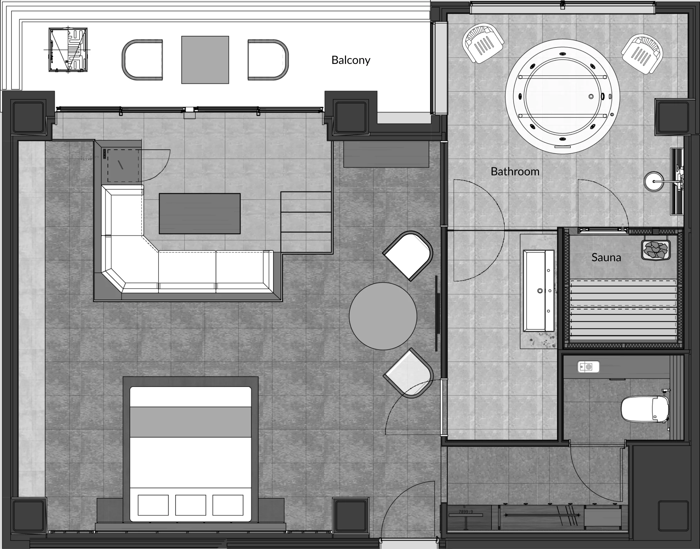 ペントハウス（8F） layout